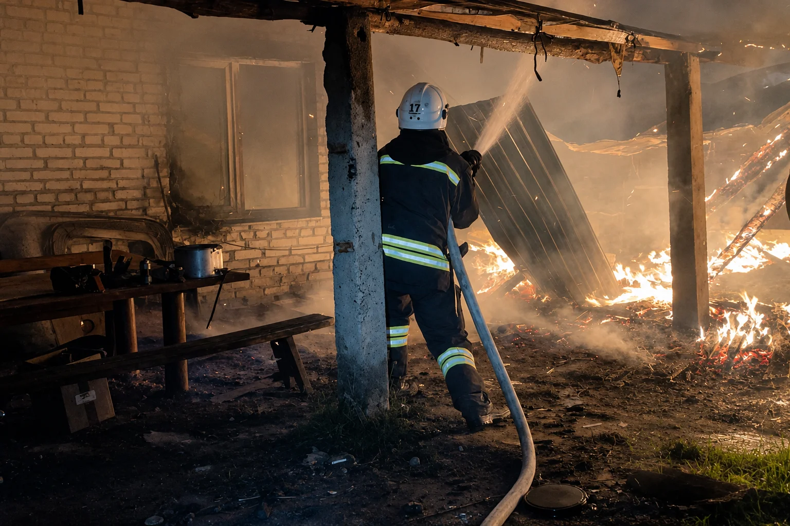 Пожежа на Шосткинщині: рятувальники запобігли знищенню будівлі в селищі Вороніж