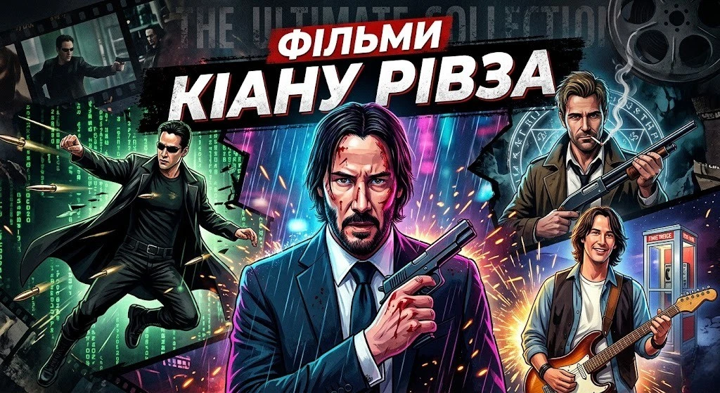 Найкращі фільми Кіану Рівза в одній великій добірці