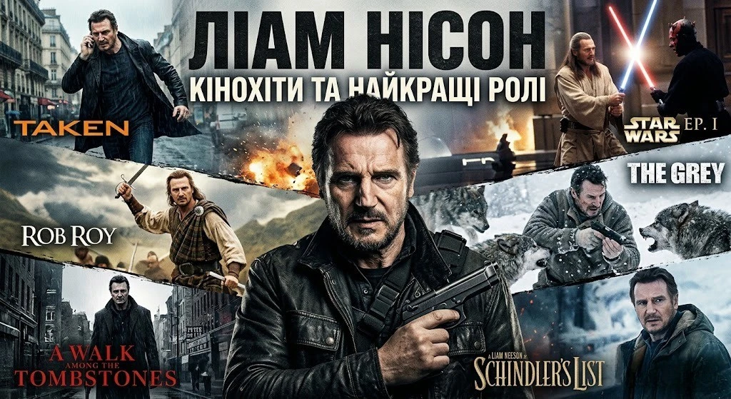 Фільми Ліама Нісона, що стали справжньою класикою кіно