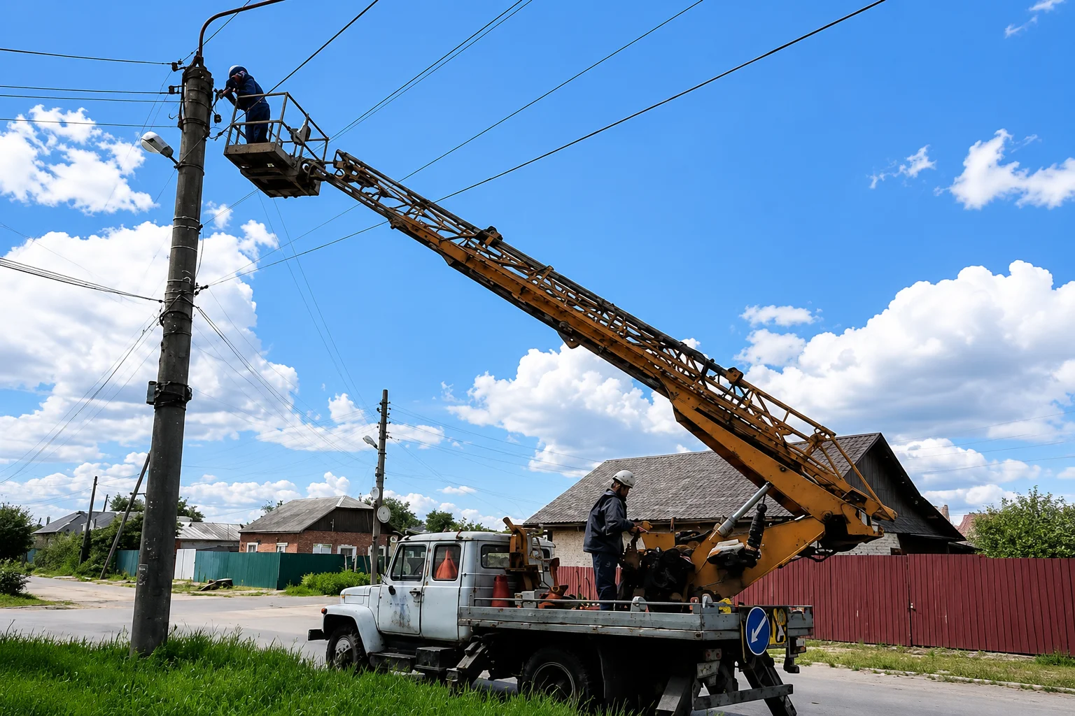 Безпека вночі: як сумські комунальники долали наслідки негоди та оновлювали вуличні ліхтарі